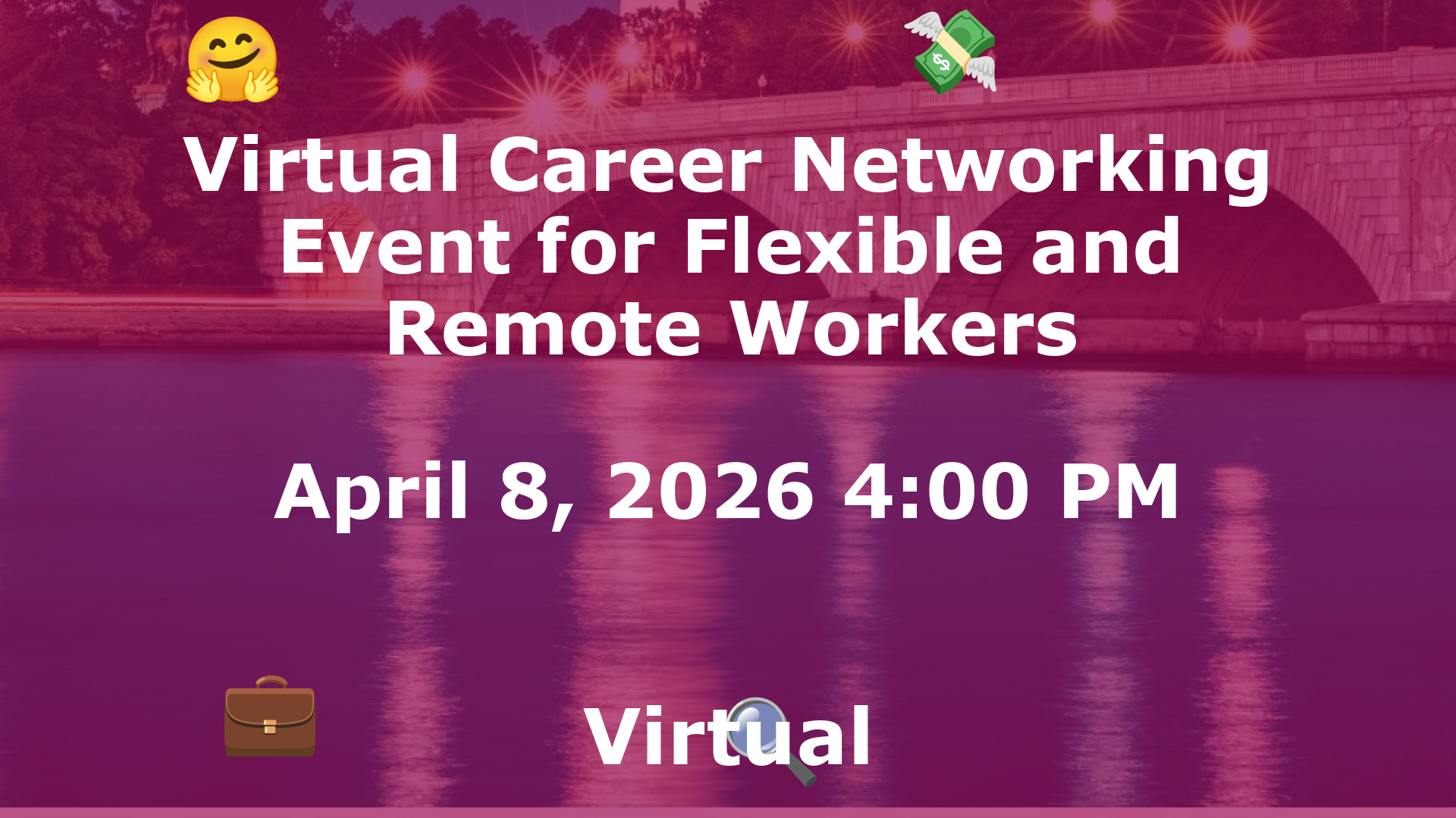 Virtual Career Networking Event for Flexible and Remote Workers event image